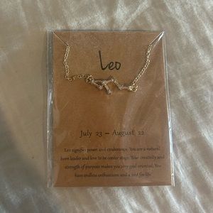 Leo constellation necklace